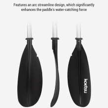 Four Sections Detachable Adjustable Kayak Paddles