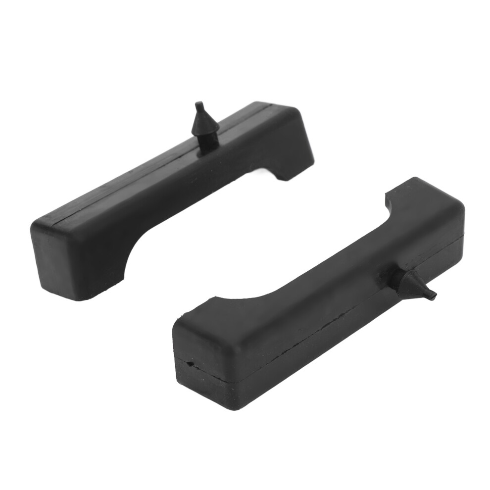 Pair Of Rubber Radiator Insulator Pads 371922 Black 8320539267739