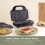 Hamilton Beach Hamilton Beach, Sandwich Toaster, 4 in 1 Deep Fill, HBSLS2002 4