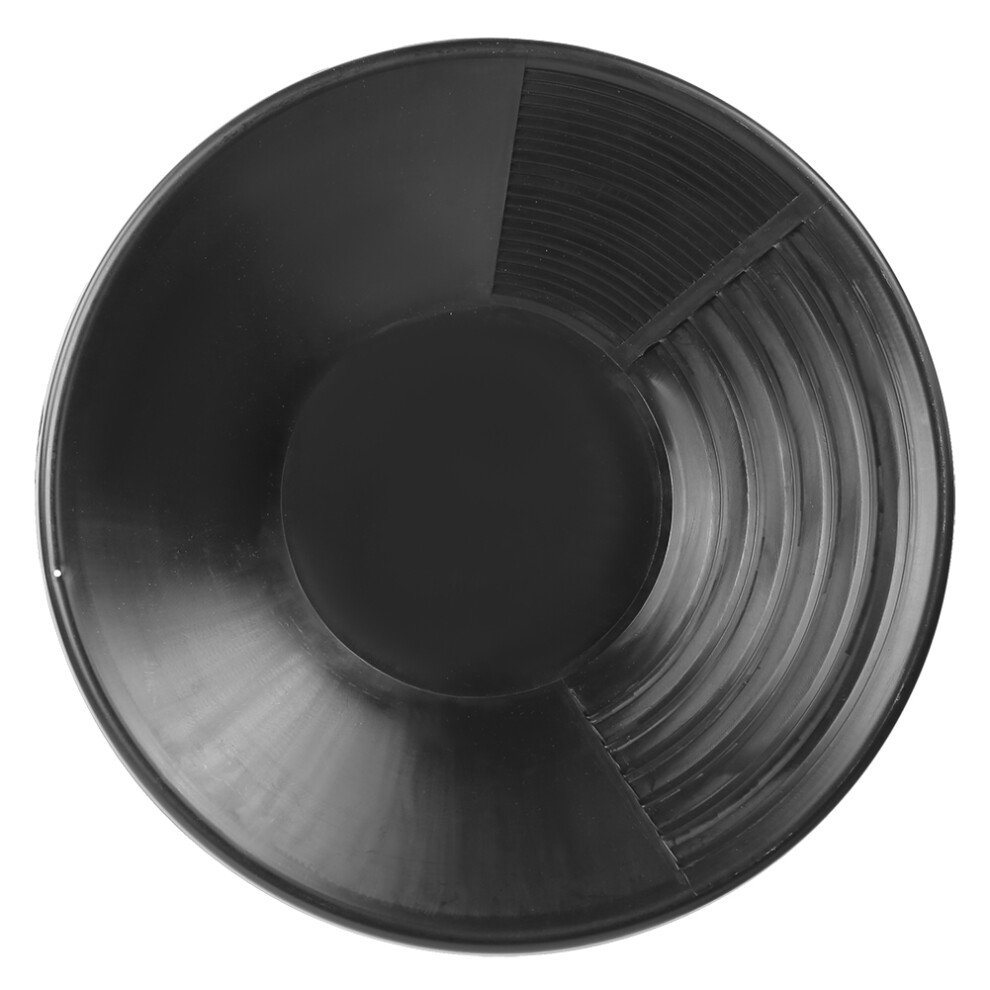 Multifuction Plastic Mining Pan Rushing Black/Gold