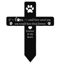 Pet Dog Cats Memorial Grave Marker for Tributes Lovely-Style A
