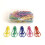Light Bulb Shape Paper Clips 42mm Small File Clips-mixed colors 2