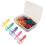 Light Bulb Shape Paper Clips 42mm Small File Clips-mixed colors 6