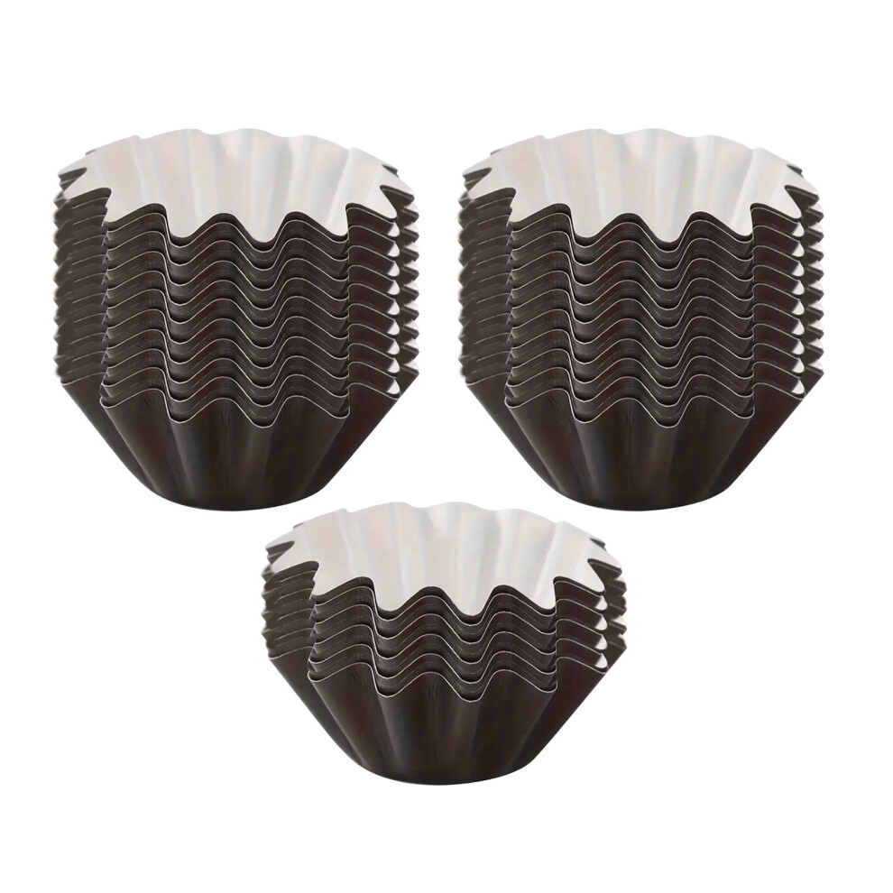Disposable Cupcake Cake Molds Muffins Box Paper Holders-Black