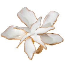 Sophisticated Pearls Flower Ring for Women-03 white ring 0781k2