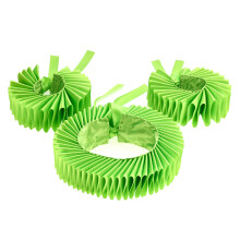 Victorian Ruffled Neck Collar-green grass Ruff collar suit