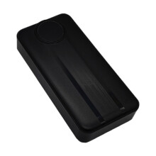 Practical Sturdy Plastic Cash Box and 100 Money Holders-Black