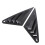 2Pcs Rear Side Window Louver Cover Left Right 5