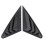 2Pcs Rear Side Window Louver Cover Left Right 1