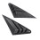 2Pcs Rear Side Window Louver Cover Left Right 3
