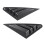 2Pcs Rear Side Window Louver Cover Left Right 8