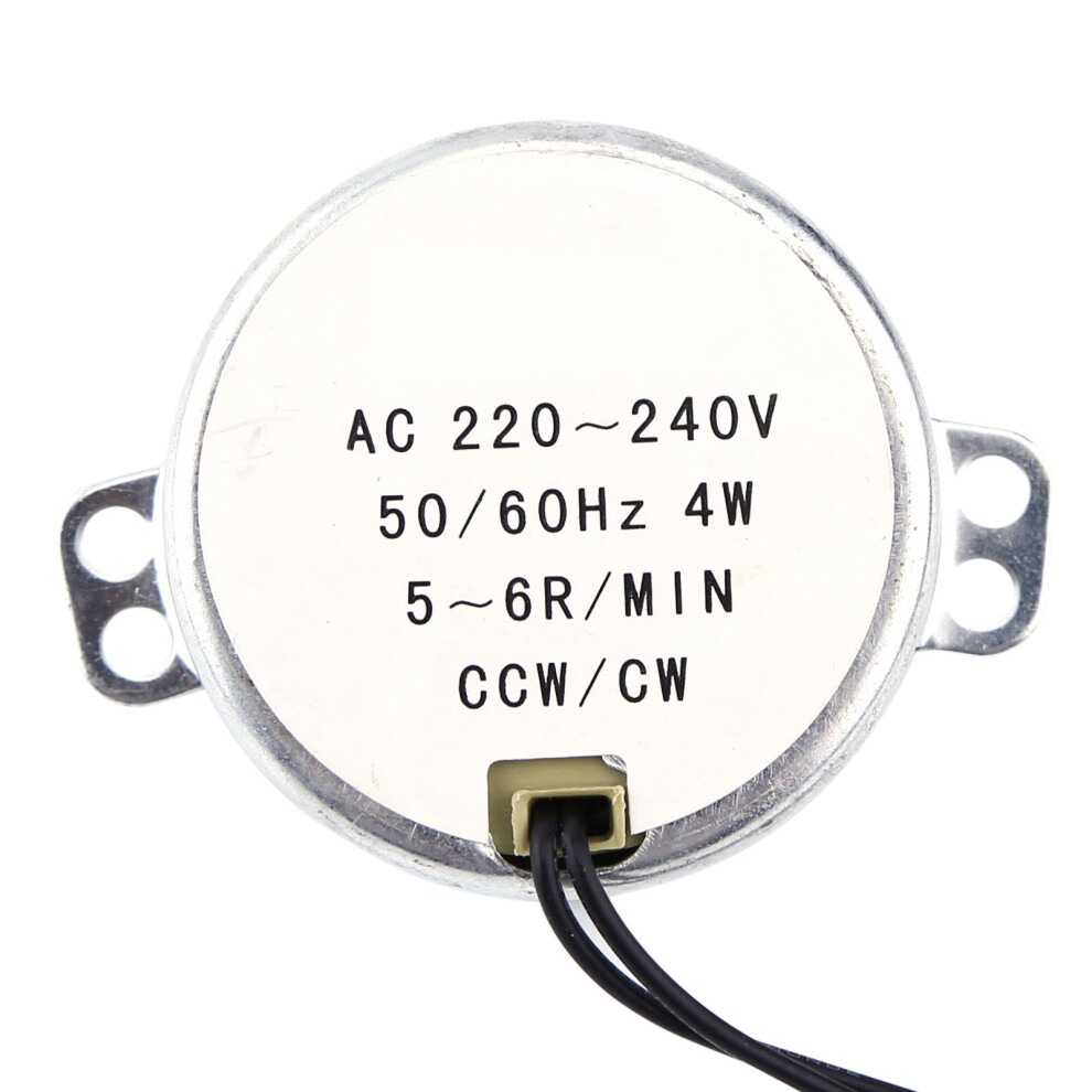 1pc 220-240V AC Synchronous Motor Geared Motor 4W