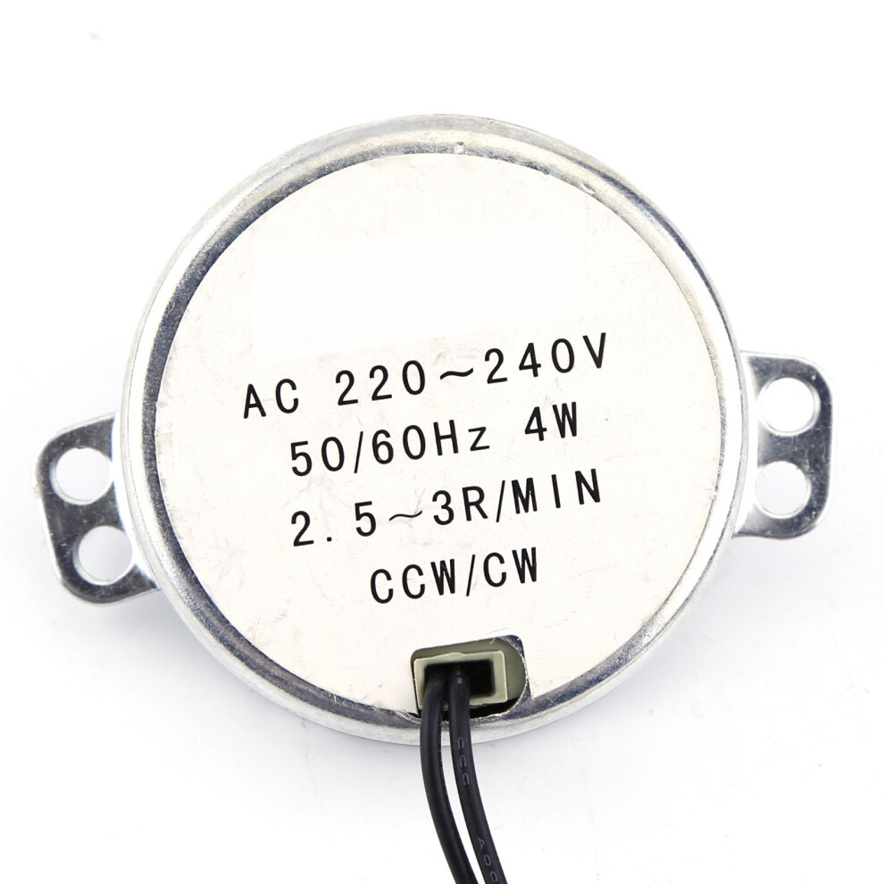 1pc 220-240V AC Synchronous Motor Geared Motor 4W