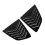 2Pcs Rear Side Window Louver Cover Fade Proof 5