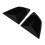 2Pcs Rear Side Window Louver Cover Fade Proof 2