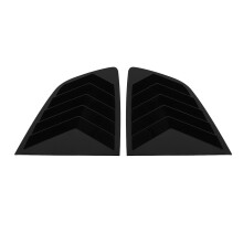 2Pcs Rear Side Window Louver Cover Fade Proof