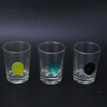 Funny Drop Chips Drinking Game with 6 Glasses, Plastic & Glass, 27.5x25.5x6.7cm
