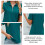 Vert noirâtre L col rabattable 65% coton synthétique 4