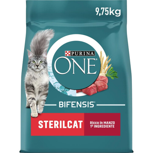 PURINA ONE Sterilcat Manzo 9,75 kg