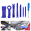 Interior Auto Pry Set 8pcs 6in Disassembly Tools for Audio & Navigation Blue 8