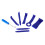 Interior Auto Pry Set 8pcs 6in Disassembly Tools for Audio & Navigation Blue 7