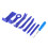 Interior Auto Pry Set 8pcs 6in Disassembly Tools for Audio & Navigation Blue 4