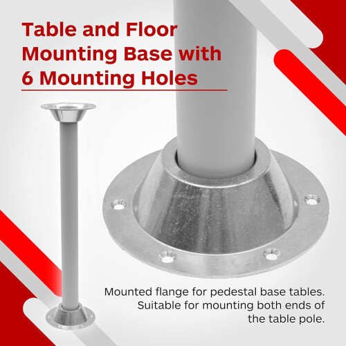 2Pack RV Table Base Mount Aluminum Alloy Camper 2