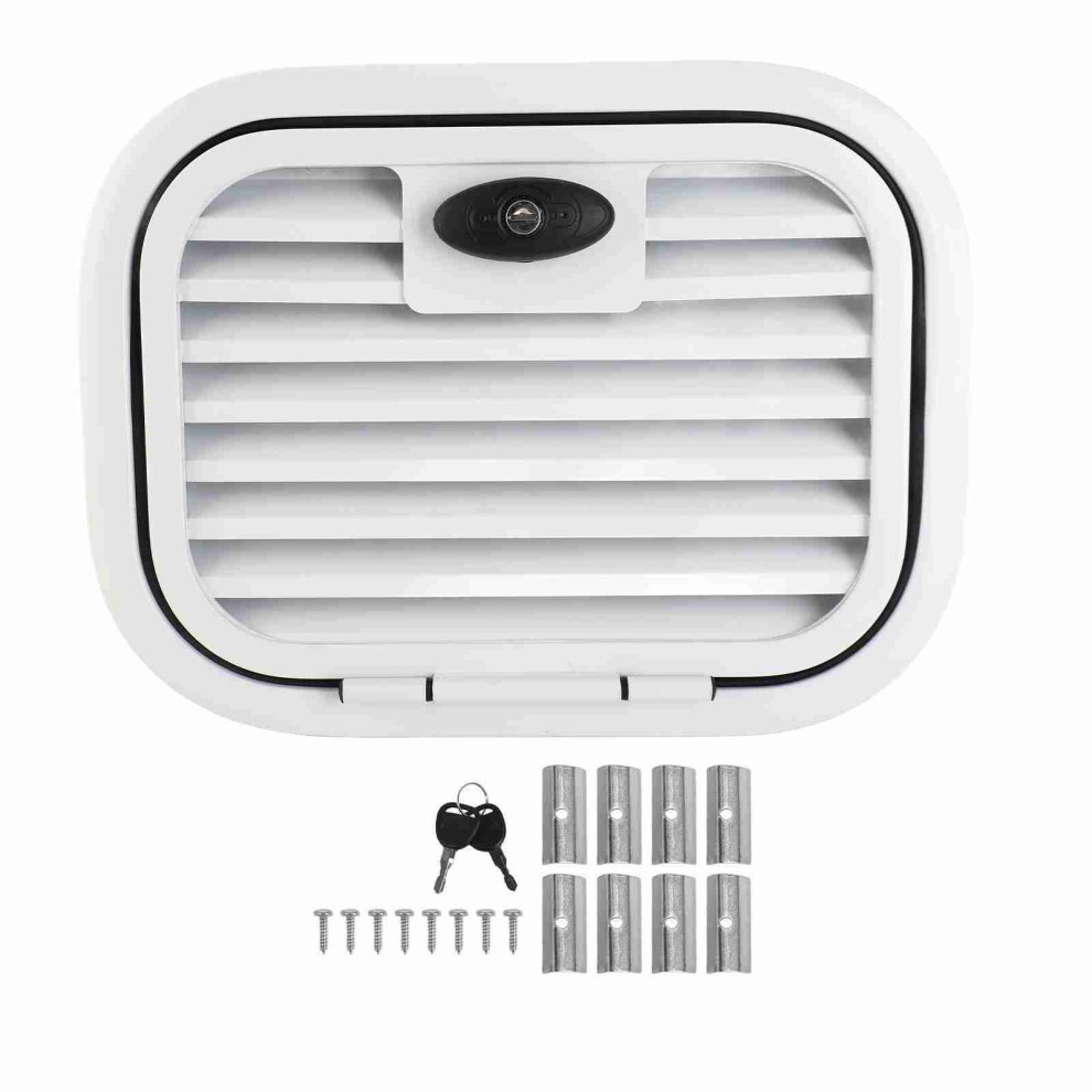16X12 Inch Rv Baggage Door With Ventilated Grille 8320539270159