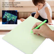Luminous Fluorescent 3D Painting Board for Kids A4 Yellow
