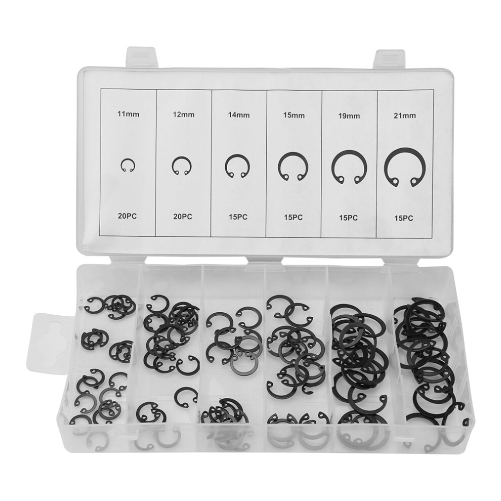 100pcs Snap Retaining Ring Circlip Assortment Set