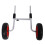 Canoe Carrier Dolly Adjustable Foldable 10in Tires 10