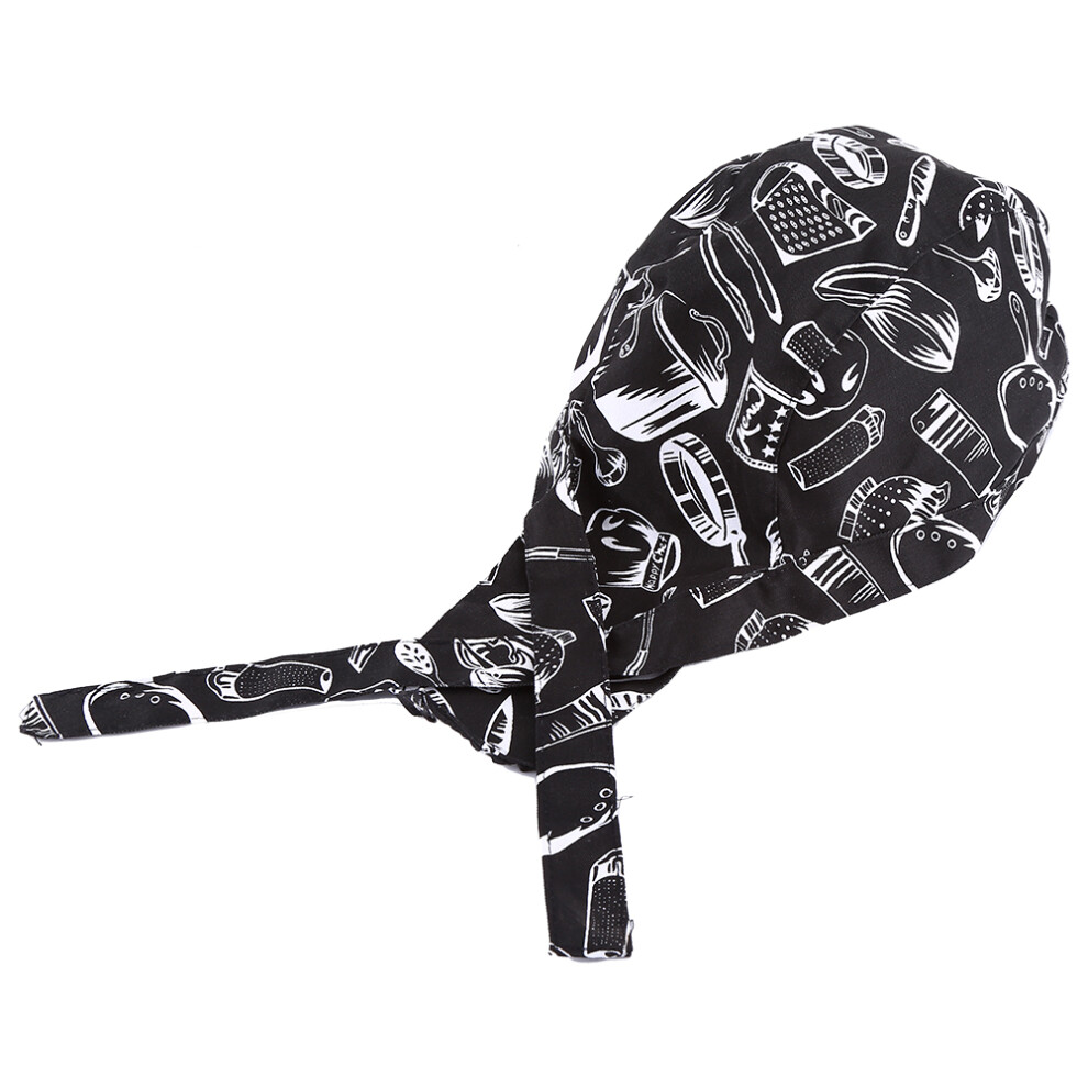 Pirate Style Chef Cooking Cap Cloth Kitchen