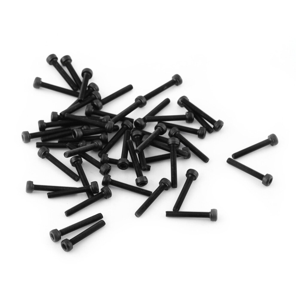 M3 Hex Socket Cap Head Screw Bolt Set Black