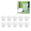 10pcs Dessert Cups with Lids High Temperature 12