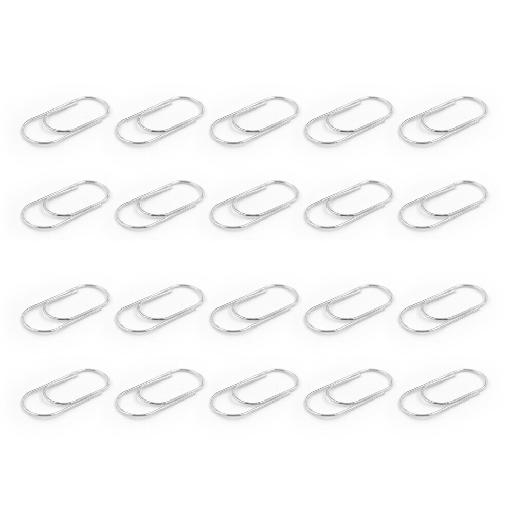 Colorful Paper Clips 50Mm Large Metal Paperclips File-Silver 7751000102067