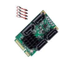 Upgrades Systems Mini PCIe to SATA3.0-4port SATA cable