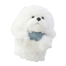 Golfs Head Protective Cover for Drivers Golfs Head-white teddy