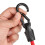 Elastics Bungee Strap with Carabiner Hook for-Black 60cm 6