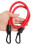 Elastics Bungee Strap with Carabiner Hook for-Black 60cm 7
