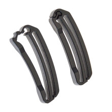 2Pcs Diving Webbing Ending Clip Belt Clamps Quick Keeper-M