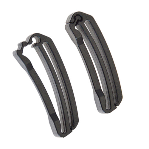 2Pcs Diving Webbing Ending Clip Belt Clamps Quick Keeper-M