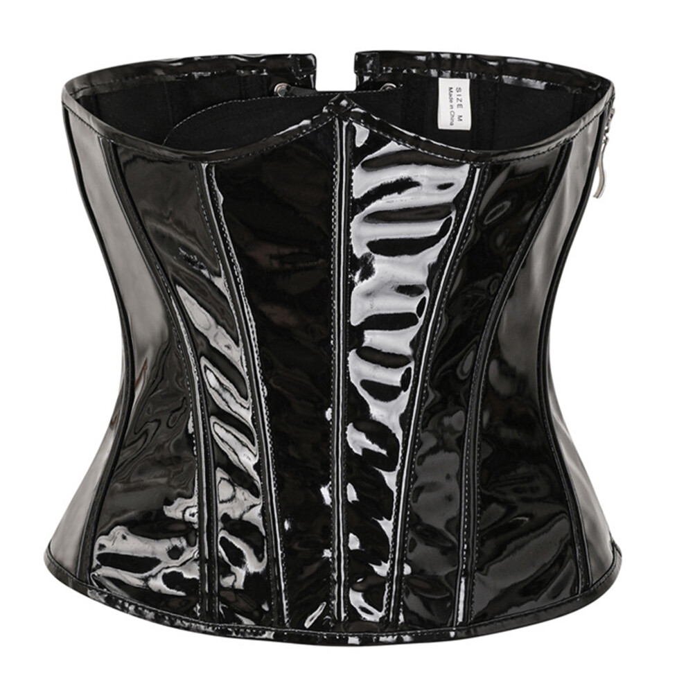 Corset Lingerie Top Women Underbust Palatial Adjustable-Black L