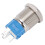 16mm blauer LED-Reset-Taster-Schalter 5 Pol, 3-6V DC 4