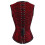 Gothicism Elegant Corset Sleeveless Shapewear Double-dark red S 6
