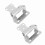 2Pcs Self Closing Cabinet Hinge 1/2in Enhanced 3