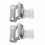 2Pcs Self Closing Cabinet Hinge 1/2in Enhanced 2