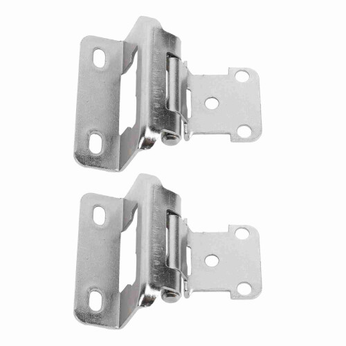 2Pcs Self Closing Cabinet Hinge 1/2in Enhanced 1