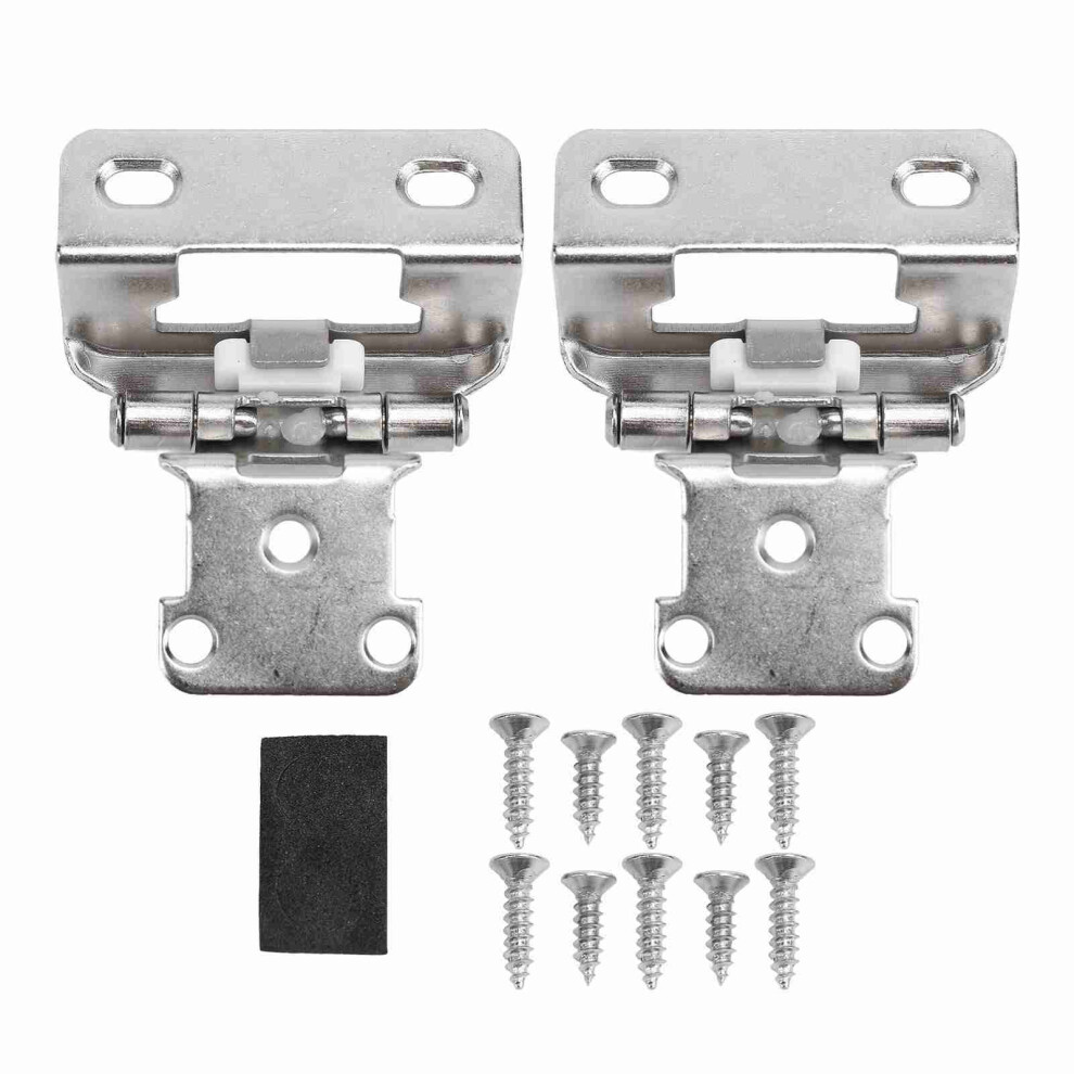 2Pcs Self Closing Cabinet Hinge 1/2in Enhanced