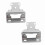 2Pcs Self Closing Cabinet Hinge 1/2in Enhanced 9