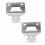 2Pcs Self Closing Cabinet Hinge 1/2in Enhanced 10